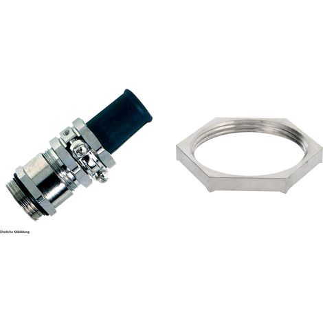 LAPP Presse-étoupe avec protection contre la torsion CEM et contre-écrou PG29x1588 laiton (CuZn) nickelé Longueur de filetage 8,0 mm - 1 Stück