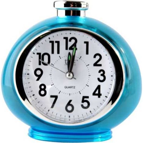 Reloj despertador Barrel azul Ladydoc 07139