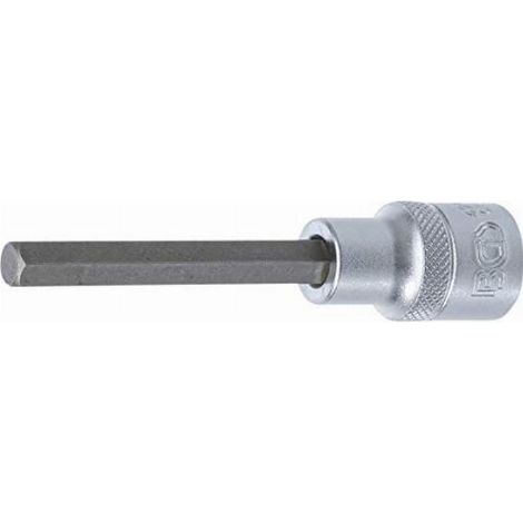 BGS Bit-Insert  lunghezza 100  mm attacco  quadro interno  12,5 mm  (1/2") esagono  interno 8  mm -  4263 (1/3)