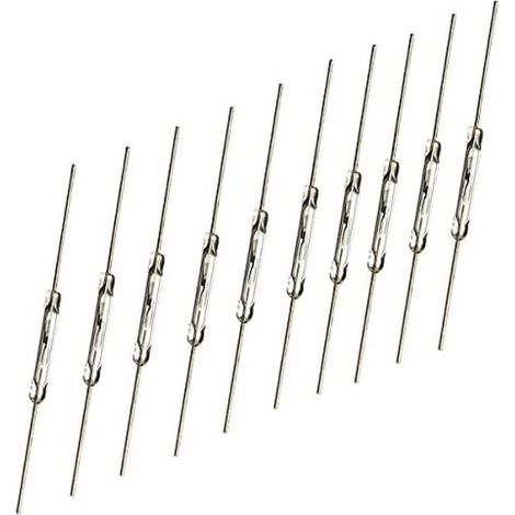10er Magnet-Reed-Schalter, Schließer, magnetischer Sensor, Reed-Kontakt für elektronische Schaltungen (1/5)