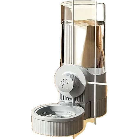 Distributeur Automatique de Nourriture pour Animaux, Design à Gravité, Facile à Nettoyer, 520ML (1/2)