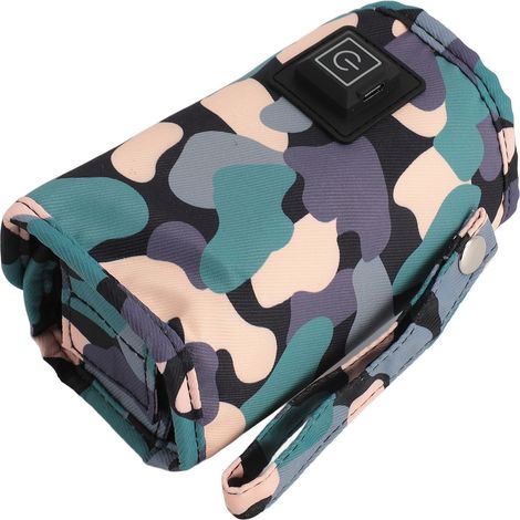 Sachet chauffe-biberon USB universel à température constante, housse isotherme portable avec câbles USB pour biberon, pour la maison et l'extérieur, noir