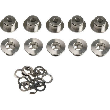 Bremsscheiben-Bobbins, Titanlegierung, Verbesserte Leistung, 10 Stück Titan (1/2)