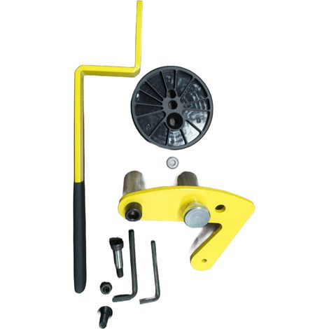 Redresseur de lames de terrasse avec poignée antidérapante, cintreuse de 4 à 7 cm pour projets d'installation et d'entretien (1/5)