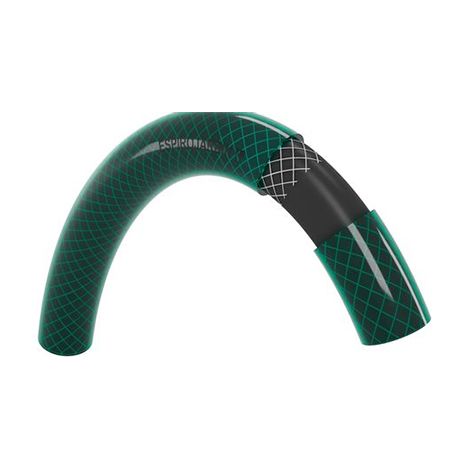 Rollo de 50 metros de manguera 19x25mm 3/4" reforzada Verde espirojardin (1/2)