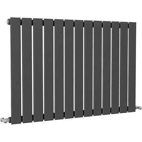 SKY Bathroom Flat Panel Radiator Horizontal 600x884mm Single Anthracite