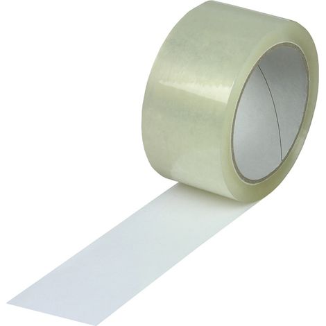 Klebeband Breite 48mm, Länge 66m, Stärke 45µ PP transparent Acrylat-Kleber leise