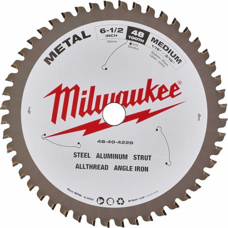 Milwaukee Kreissägeblatt 165 mm 48 Zähne (1/3)