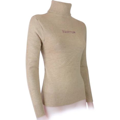 Unica, Beige: Damen Rollkragenpullover Modell Carolyne mit Pelzfutter (1/5)