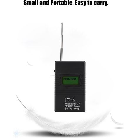Tragbarer HF-Frequenzzähler für Funkgeräte 50 MHz–2,4 GHz Tester-Decoder (1/5)