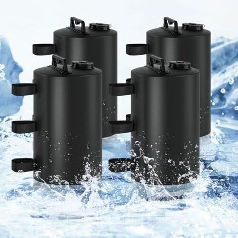 Poids pour Tonnelle 88 lbs (10L),Sac de Lestage Anti-Vent Portables,Poids pour Les Jambes,Réutilisable,pour Tentes Pop-Up,Tentes de Jardin,Auvents,Gazebos Extérieurs,Kit 4 Pièces (1/5)