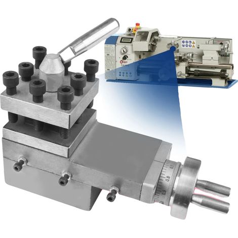Portaherramientas para torno, de metal resistente, de compatibilidad versátil, para WM210V (1/5)
