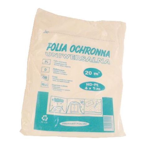 Folio de protección plástica para pintura, sin marca, modelo 4x5m, ideal para cubrir muebles y suelos, ultraligero, resistente al polvo, pintura y humedad