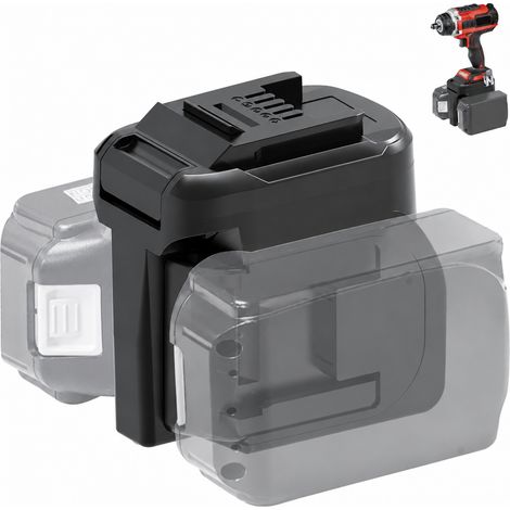 Adaptateur double batterie 2 en 1 Makita vers Hans 18-20V outils sans fil 12 × 9,5 × 14 cm 287 g – Livraison gratuite