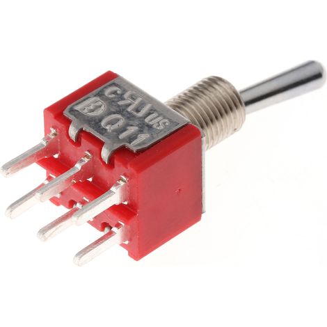 Interrupteur à levier RS PRO, On-(On), 2RT, 5 A @ 250 V c.a. ( Prix pour 1 ) (1/2)