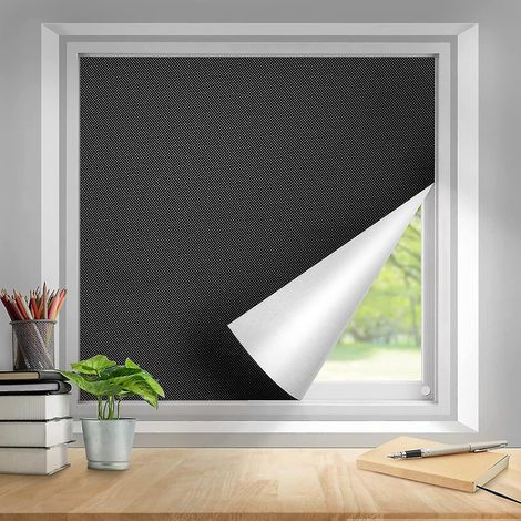 Verdunkelungsvorhänge, tragbarer Verdunkelungsrollo aus Stoff für Fenster, ideal für Schlafzimmer oder Kinderzimmer - Größe S (100 x 150 cm)