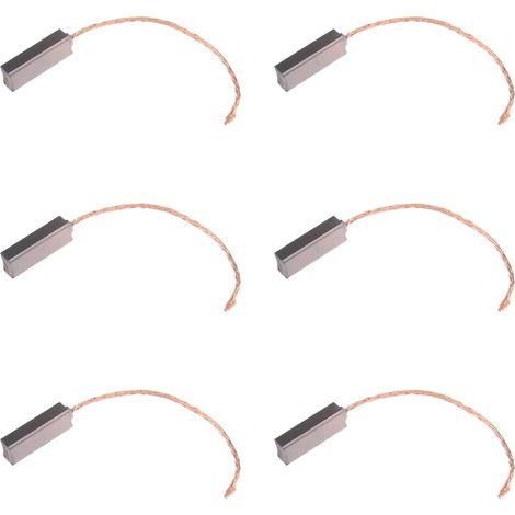 6pcs Balais d'alternateur 2940275 71227702 A13N162 9AR2706 Balais de Charbon Compatible avec Balais de Moteur en Carbone Accessoires Remplacement