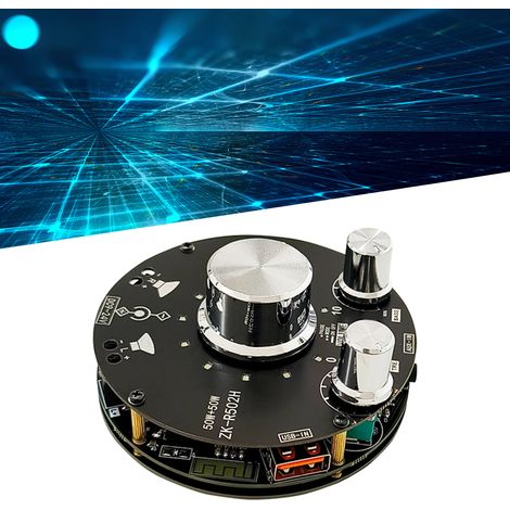 2.1-Kanal-Stereo-Leistungsverstärker, Bluetooth-Modul mit Höhen- und Bassregelung, DIY-Audioplatine für Lautsprecher, 100-W-HiFi-Verstärker-Kit, Aktivlautsprecher, RCA-Eingang. (1/5)