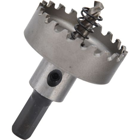 Scie cloche 45mm en alliage multi-dents pour tôle fine, foret à métal dur, perçage précis plaques minces, outil carbure robuste (1/5)