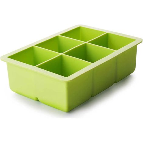 ibili XL Silikonform für Eiswürfel in Grün (1/2)