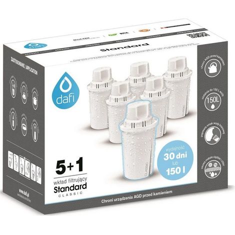 Wasserfilter Dafi Classic weiß 19 cm 6 Stück