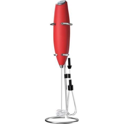 Batteur électrique rouge, petit mini-fouet à œufs à main pour la maison Handmixer Rouge (2,5 watts) (1/4)