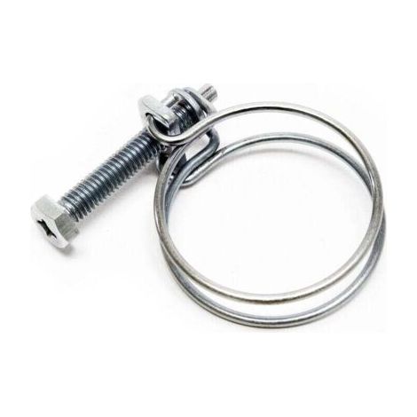 Green Mobility-Collier de serrage métallique double fil W1 40-45 mm 2,2 mm M6x40