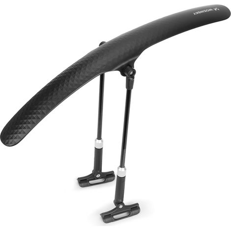 Parafango universale per bicicletta con regolazione - nero (1/5)