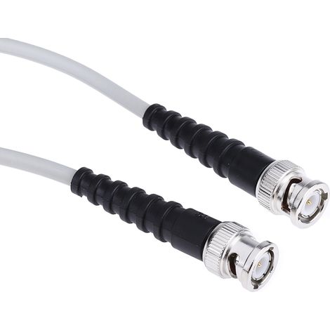 Câble coaxial RS PRO, Avec connecteur BNC mâle Gris, 1m, IEEE 802.3 ( Prix pour 1 )