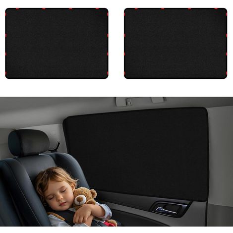 Magnetischer Auto Sonnenschutz 80x50cm, UV-Schutz, Sichtschutz, 2er-Pack (1/5)
