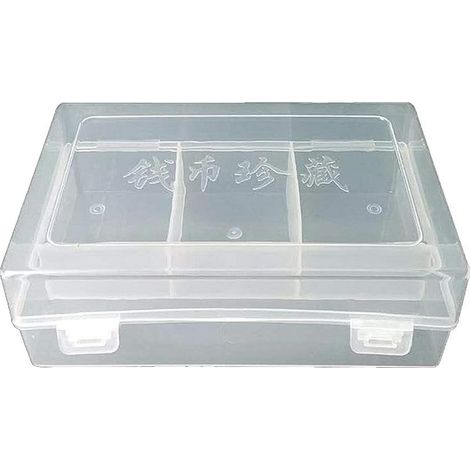 Clear Plastic Storage Box Display Stand Collection Case Organizer Protector for 48 Coins 40mm/45pcs 46mm Direct Fit Coin Capsule Holder (1/5)
