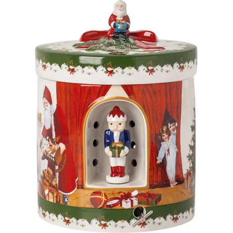 Boîte Ronde Père Noël Boîte Décorative En Porcelaine De Noël - Villeroy Et Boch (1/5)