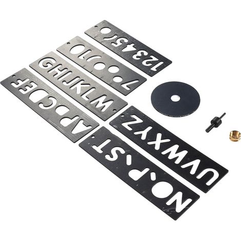 Kunststoff-Schilder-Set, leichtes Laserschneiden, Gravurvorlage für Schilder, Holzbearbeitung und DIY (1/5)