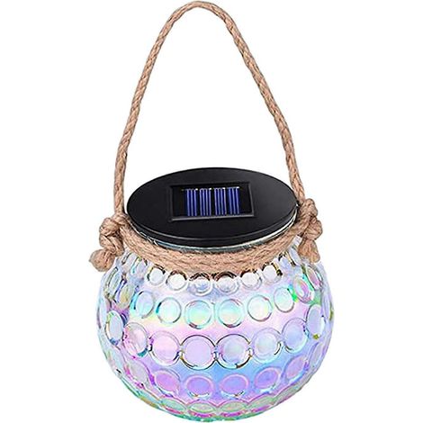 Lampes solaires en bocal, lampes suspendues en bocal, appliques murales décoratives en bocal Mason, lampes solaires de jardin, lanternes LED ( ) (1/5)