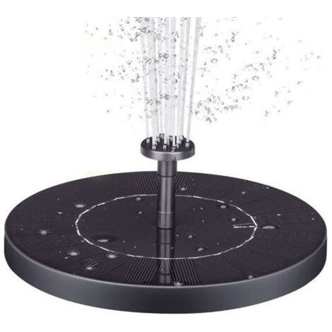 Fontaine solaire, fontaine à énergie solaire, fontaine/pompe à eau/pompe à eau noire (1/5)
