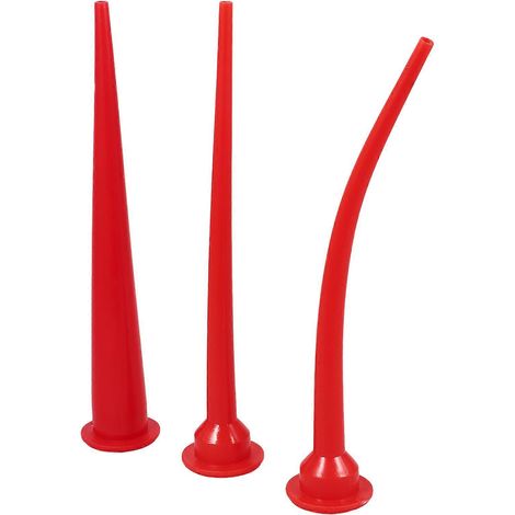 Lot de 3 embouts de rechange pour applicateur de mastic, assortis (1/5)