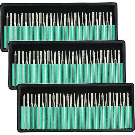 Ymyny – Forets diamantés 3 mm pour verre, métal, pierre – 90 pièces – Perçage humide pour bijoux et matériaux délicats
