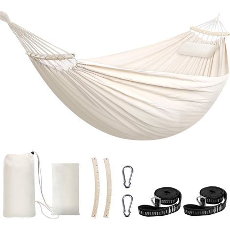 Chaise longue de grande taille Douce et respirante Chaise longue de camping Capacité de charge allant jusqu'à 500 kg Chaise longue portable en hauteur avec tige de séparation amovible Avec oreiller 2 (1/5)