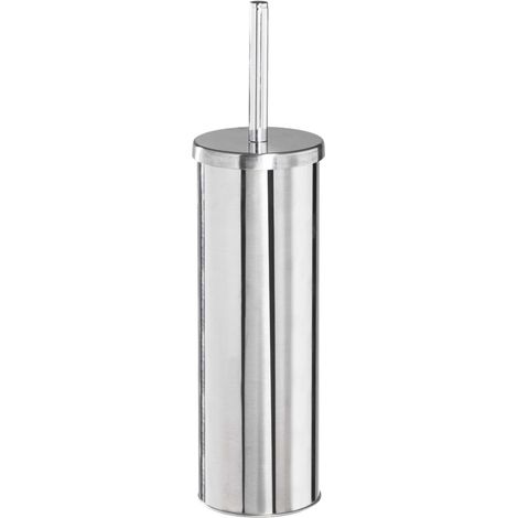 Escobillero y cepillo para baño wc acero inoxidable mod. Wind