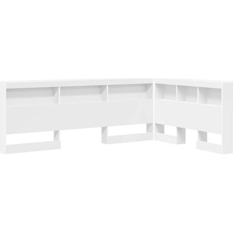 Maison Exclusive - Testata contenitore Bianco 120 cm Legno multistrato