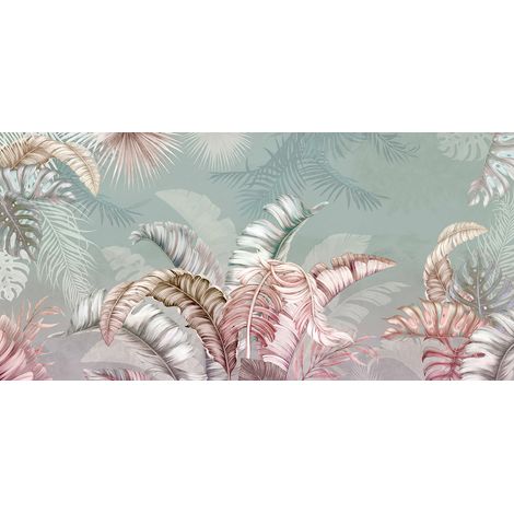 Papier peint panoramique - Plantes Tropicales - 130 cm x 63 cm (1/2)