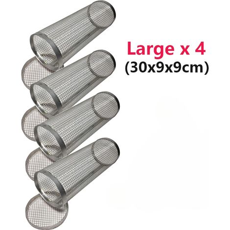 (Grand panier x4) Grille de barbecue, cage à barbecue, ustensiles de cuisine pour camping et pique-nique, grille ronde pour barbecue de camping ou feu de camp, panier à griller à roulettes (1/5)