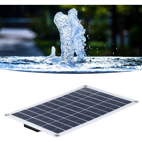 Pompe à eau solaire 12 V - Fonctionnement continu, faible niveau sonore, kit 4 points CC sans balais (1/5)