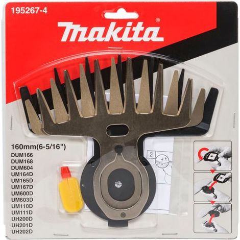 Makita Grasscherblatt 16cm für Akku Gras Strauchschere 1952674 (1/8)