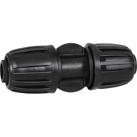 10 Raccords Droits 1/2" pour Tuyau d'Irrigation, Manchons Cannelés avec Écrou de Verrouillage, Goutte-à-Goutte (1/5)