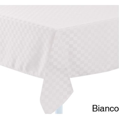 Preziosa Home Tovaglia Idrorepellente Antimacchia 140 x 180 Bianco (1/2)