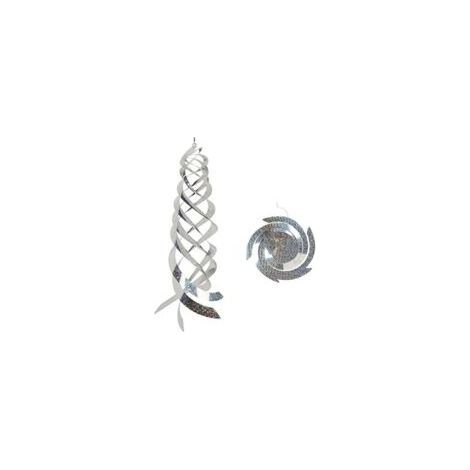 Packung mit 5 spiralförmigen Taubenabwehrgeräten, reflektierende Abwehrmittel zum Schutz Ihres Gartens, Balkons, Ihrer Terrasse und Ihres Bauernhofs. (1/5)