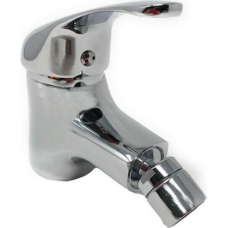 Rubinetto per bidet bagno miscelatore monocomando in ottone cromato lucido (1/2)