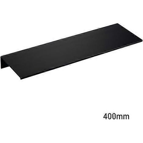 Accessoires de salle de bain muraux en alliage d'aluminium noir et blanc, équipement de salle de douche et de chambre, étagère de rangement pour accessoires de salle de bain, noir 400 (1/5)
