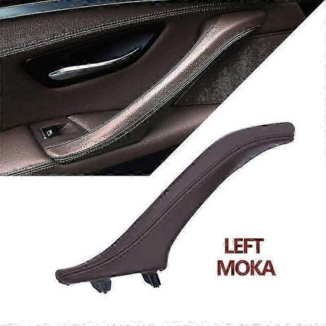 Türgriff innen aus echtem Leder als Ersatz für BMW 5er F10 F11 F18 - 6 Farben (LINKS MOCHA)